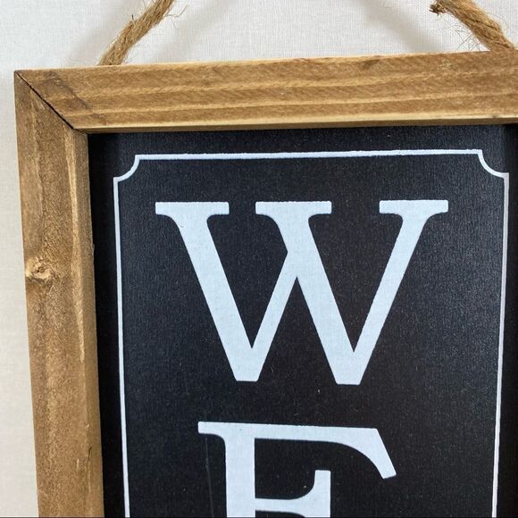 Brand‎ New Welcome Wood Framed Fall Sign - Picture 3 of 6